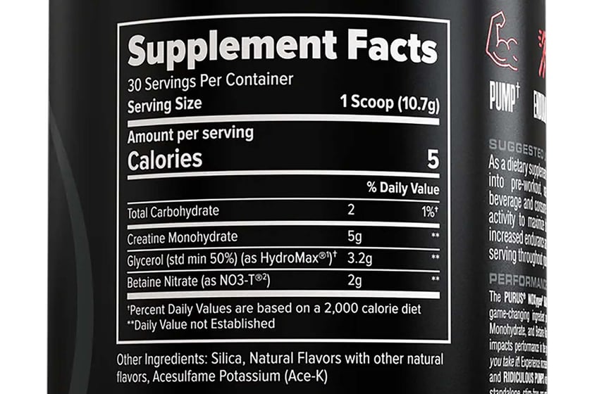 Purus Labs Noxygen Black Label