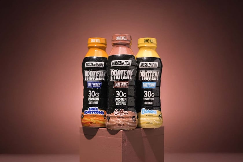 Three Flavors Of Muscle Nation Daily Shake