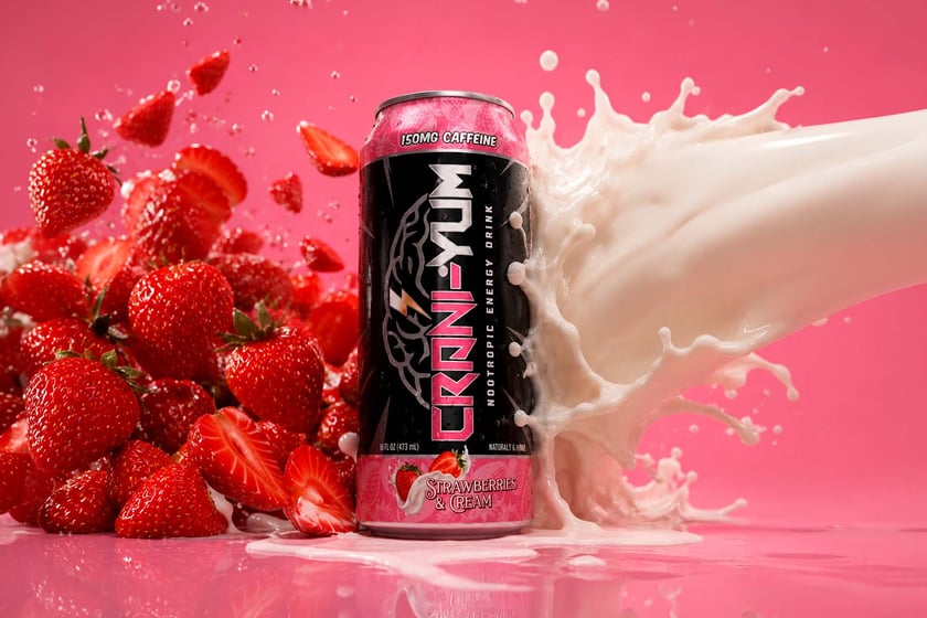 Strawberries Cream Crani Yum Energy Drink