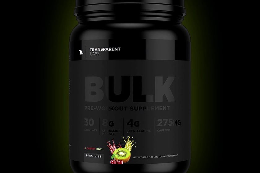 Transparent Labs Cherry Kiwi Bulk Black