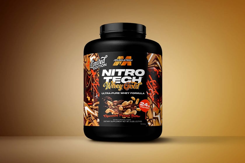 Muscletech Chocolate Peanut Butter Nitro Tech Whey Gold