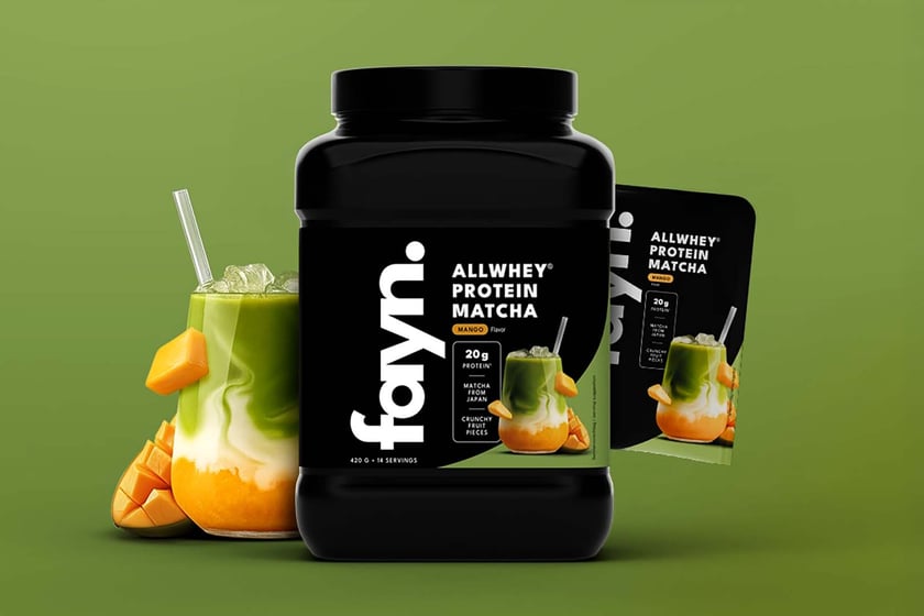 Fayn Mango Allwhey Protein Matcha