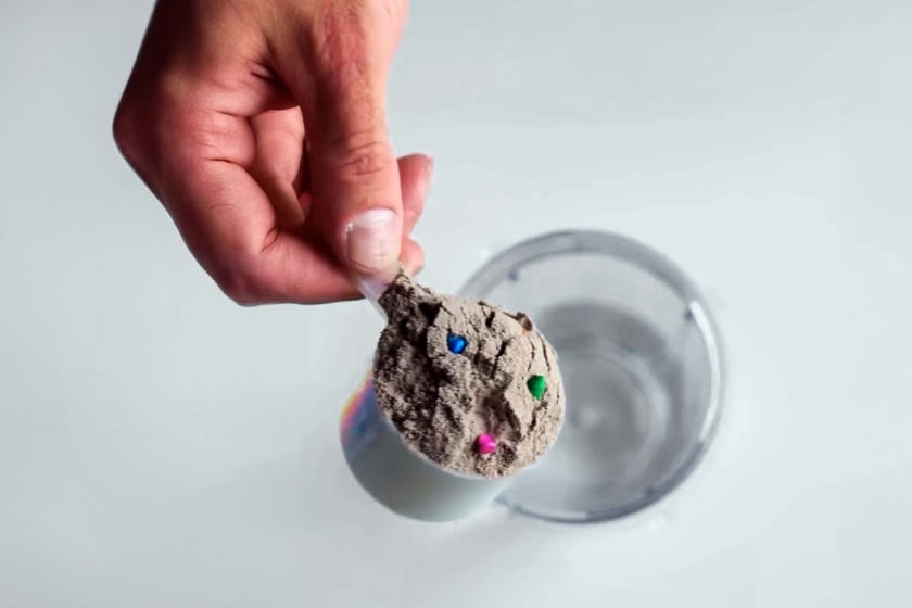 Candy Pieces In Ryse Cosmic Brownies Protein Powder