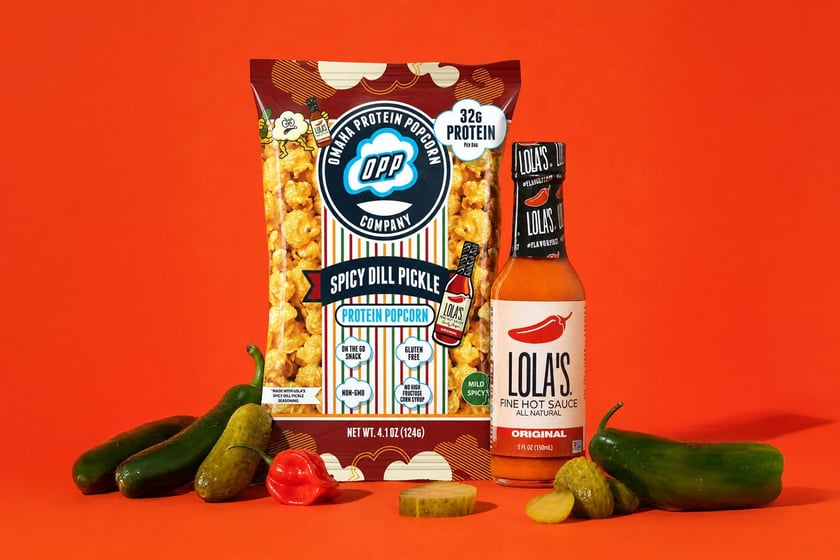 Omaha Protein Popcorn Spicy Dill Pickle