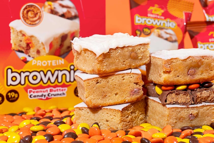 Alpha Prime Peanut Butter Candy Crunch Protein Brownie