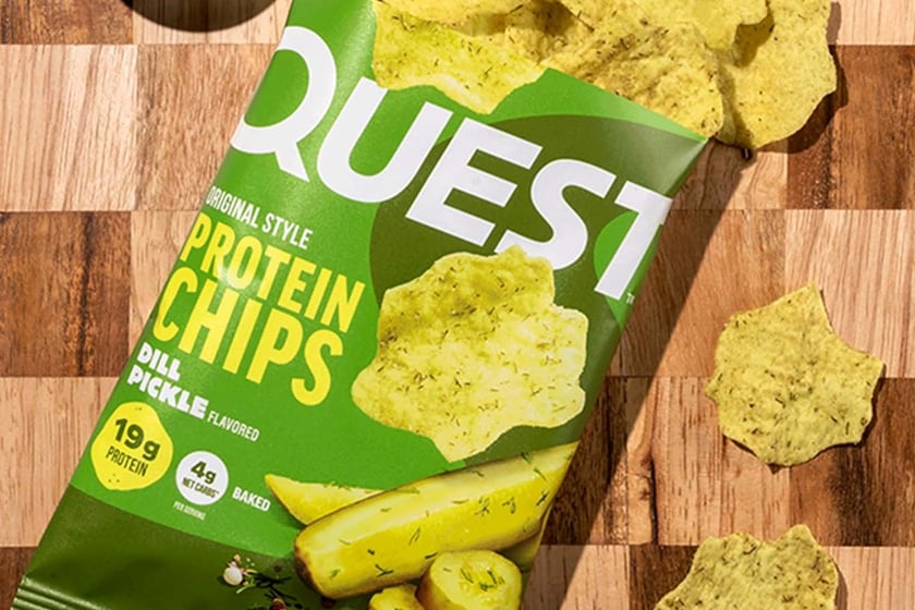 Dill Pickle Quest Protein Chips