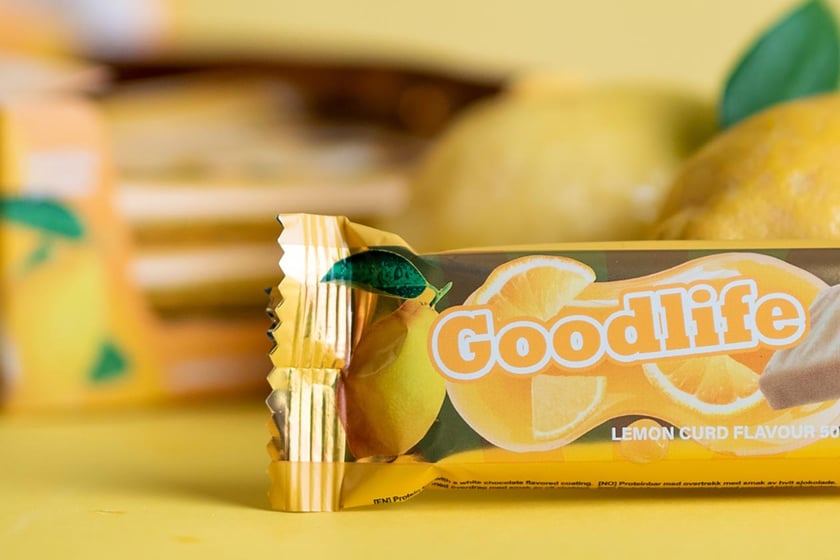 Proteinfabrikken's Goodlife protein bar launches in a citrusy