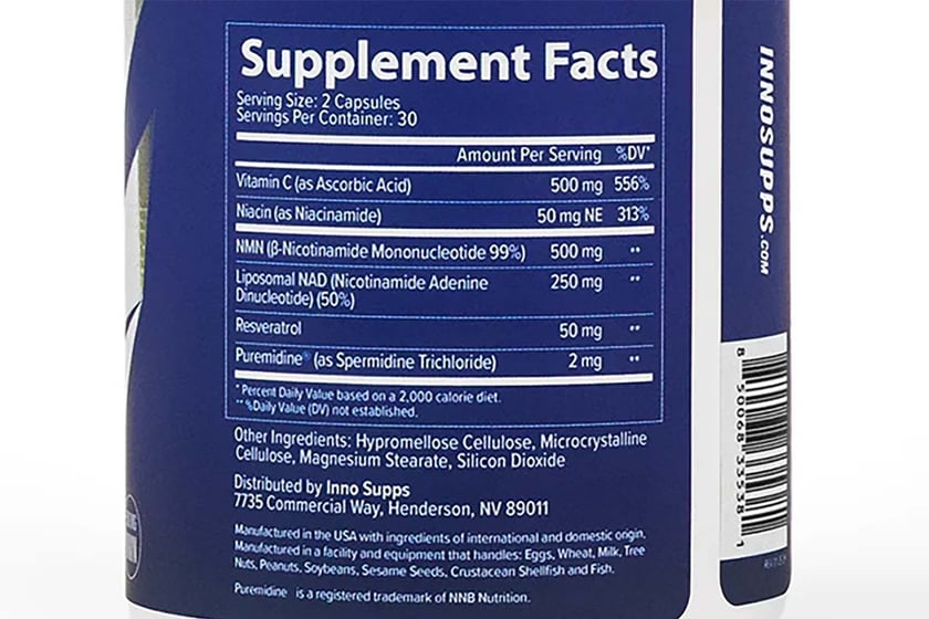 Inno Supps Nmn Plus Label