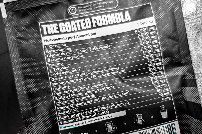 Kosso Nutrition The Goat Label