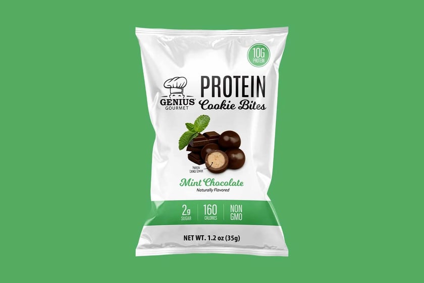 Genius Gourmet Mint Chocolate Cookie Bites