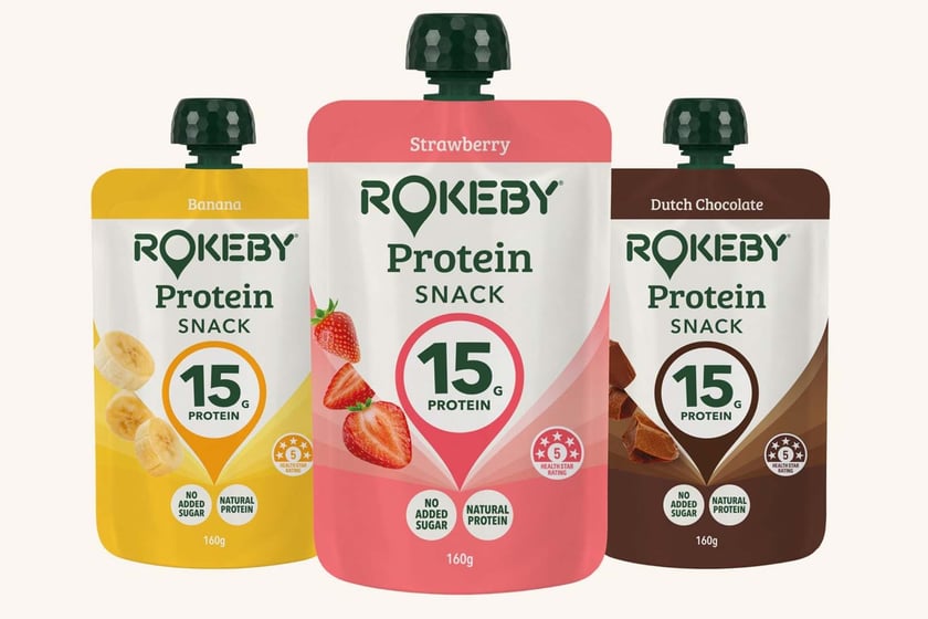 Rokeby Strawberry Protein Snack