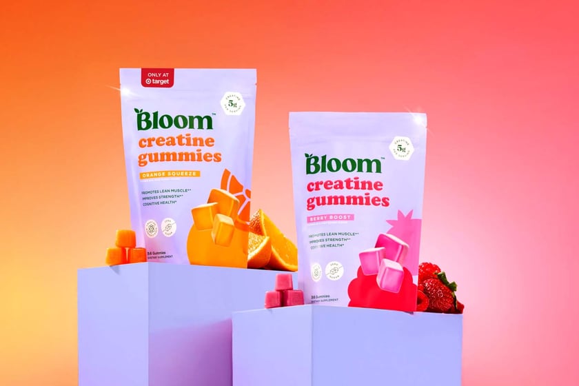 Orange Squeeze Bloom Creatine Gummies
