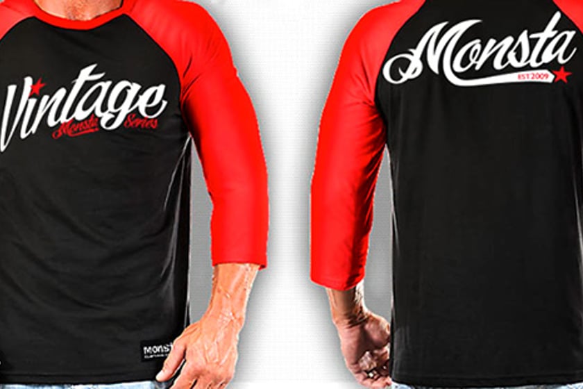monsta baseball tee