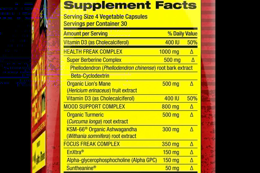 Pharmafreak Mental Freak Label