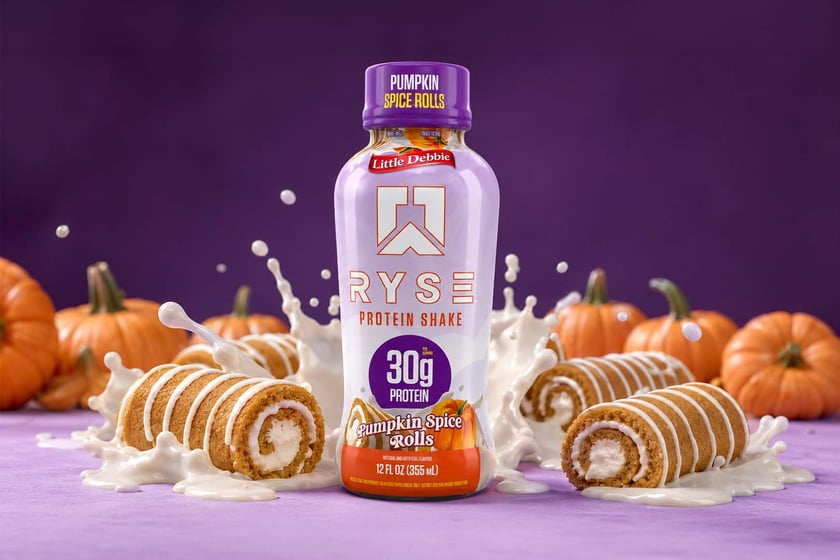 Ryse Little Debbie Pumpkin Spice Rolls Protein Shake