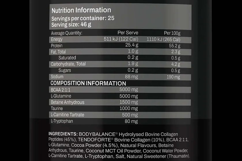 Atp Science Protein Plus Label