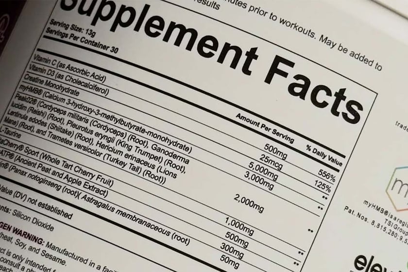 Like A Pro Peak Power V2 Label