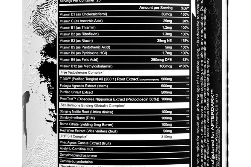 Afterdark Xyotest Label