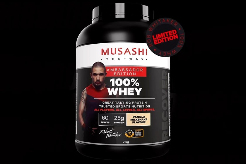 Musashi Vanilla Milkshake Robert Whitaker Whey