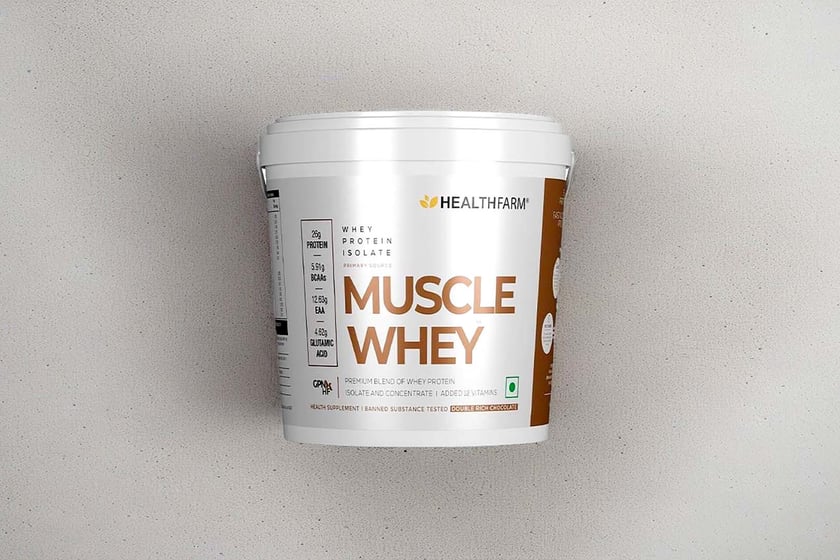 Healthfarm 4kg Bucket Of Muscle Whey
