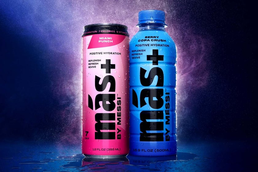Mas By Lionel Messi Bottle And Can
