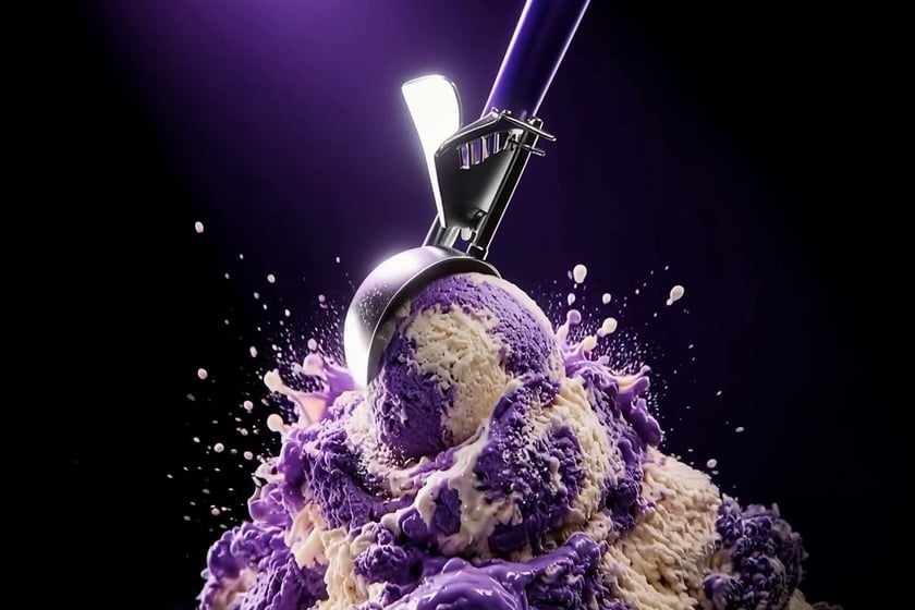 Panda Hints Are More Ube Ice Cream Protein Powder