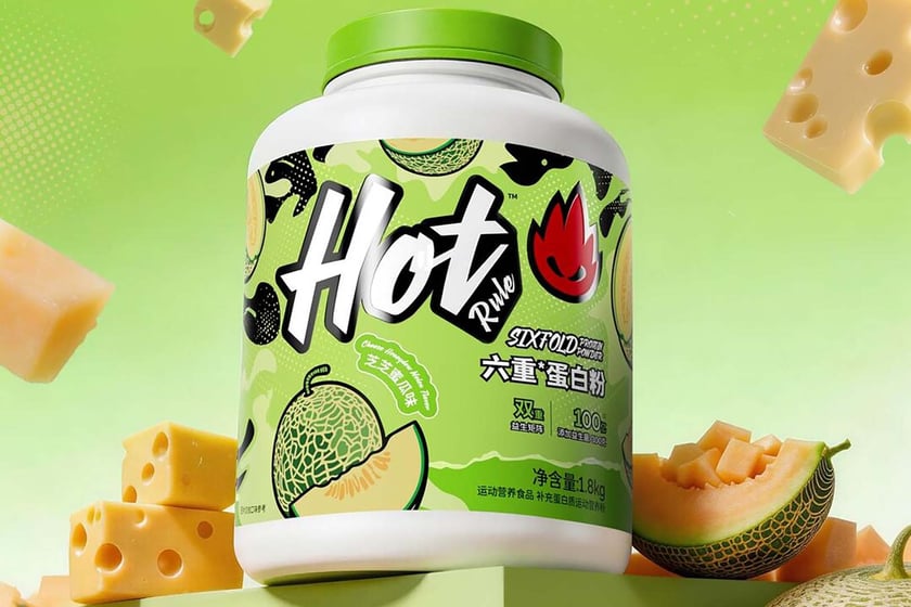 Hot Rule Cheese Honeydew Melon Six Fold