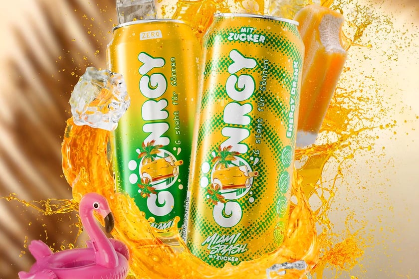 Miami Splash Gonergy Energy Drink