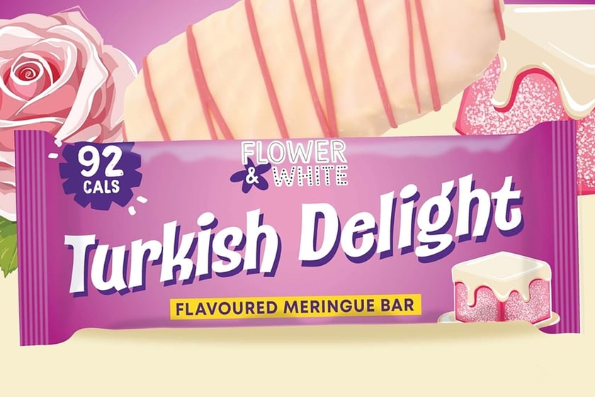 Flower And White Turkish Delight