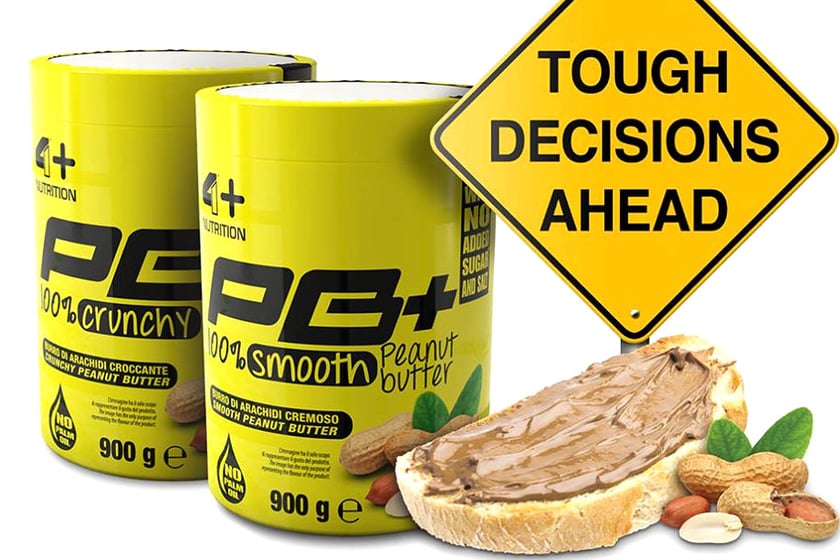 4+ peanut butter