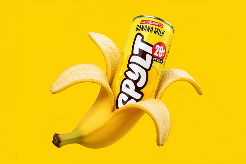 Banana Milk Spylt Protein Shake