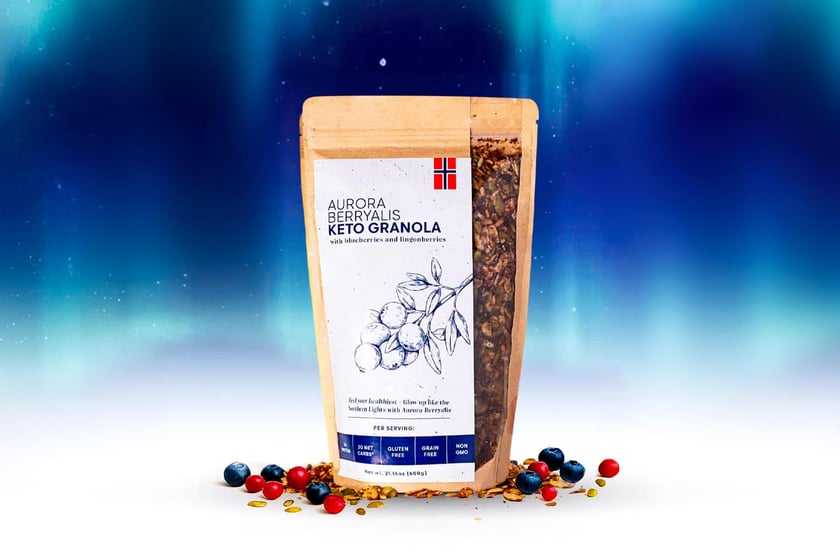 Viking Waffle Aurora Berryalis Granola