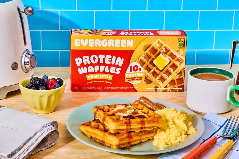 Evergreen Protein Waffles