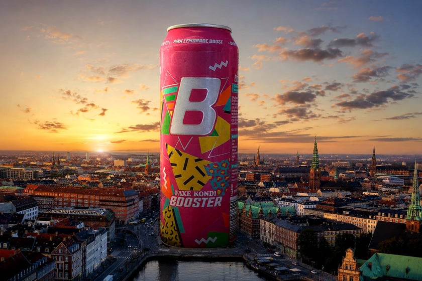 Extra Large Pink Lemonade Faxe Kondi Booster