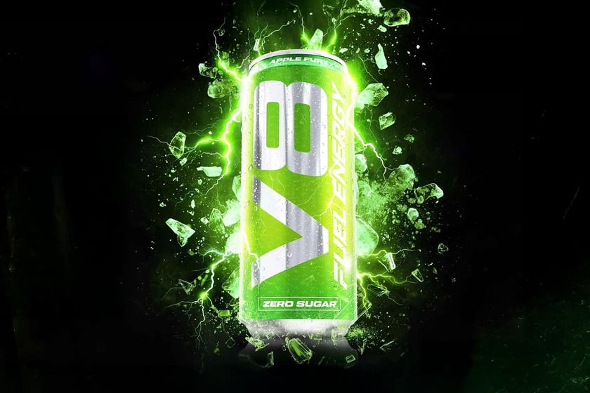 Vast Apple Fury V8 Energy Drink
