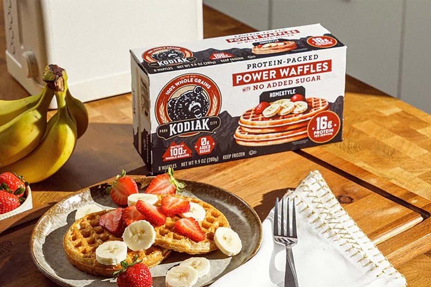 Kodiak Power Waffles No Added Sugar