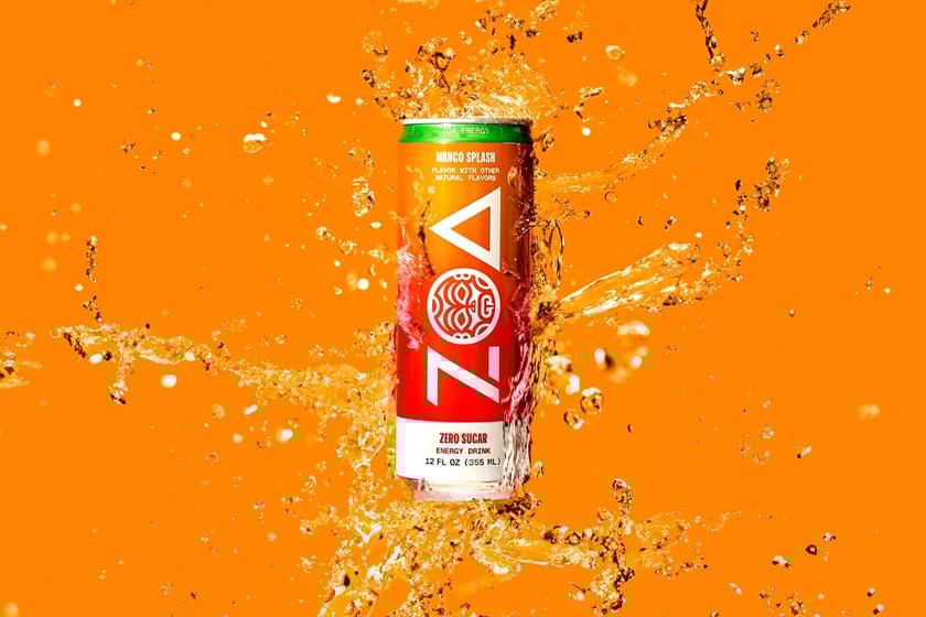 Mango Splash Zoa Energy Drink