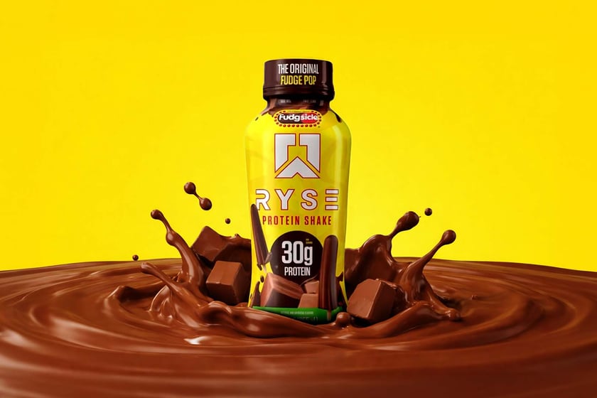 Fudge Pop Ryse Protein Shake