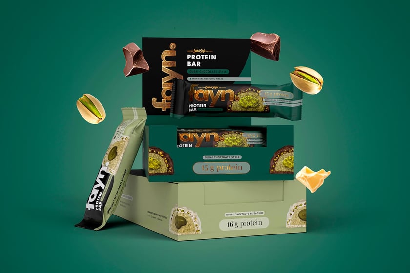 Fayn Pistachio Protein Bars