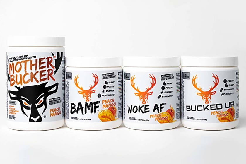 Bucked Up makes stevia versions of four of its pre-workouts