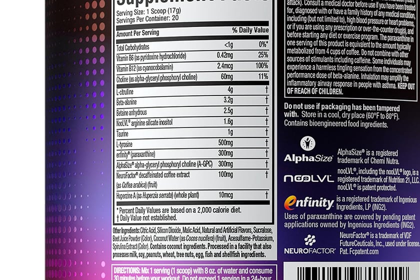 Muscletech Euphoriq Label