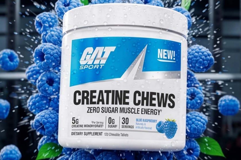 Gat Blue Raspberry Creatine Chews