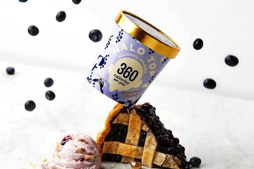 blueberry crumble halo top