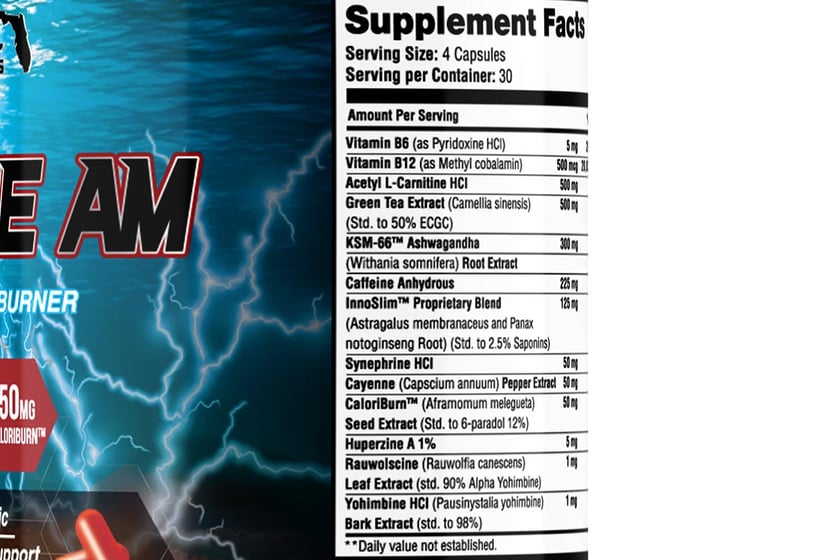 Coastal Formulas Liquifire Am Label