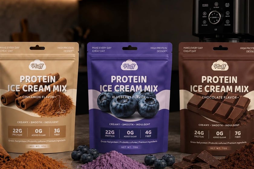 Pluff More Flavors Of Protein Ice Cream Mix