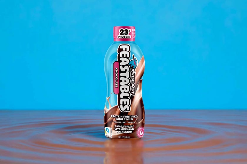 14oz Feastables Protein Milk