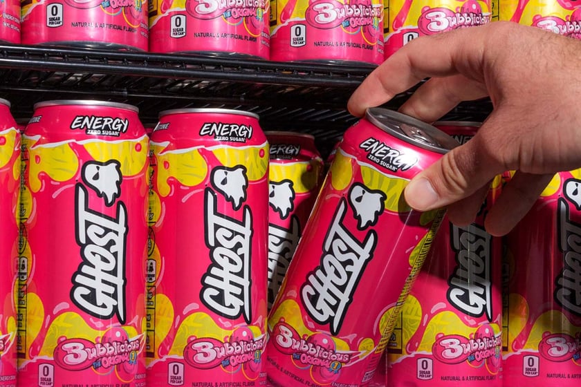 Secure A Can Original Bubblicious Ghost Energy Drink