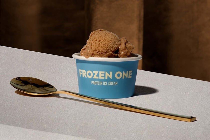 Frozen One Ice Cream Close Up