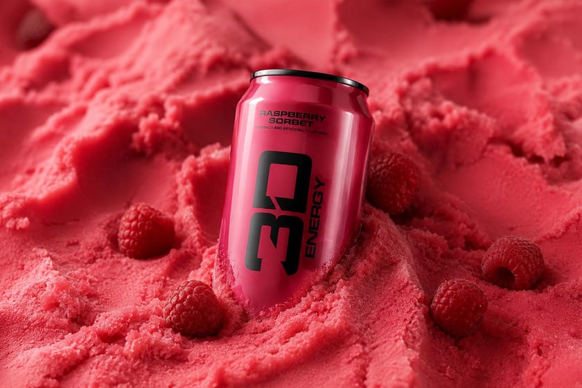 Raspberry Sorbet 3d Energy Drink