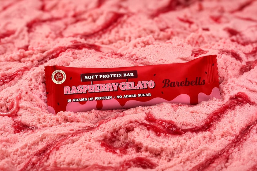 Raspberry Gelato Barebells Soft Protein Bar